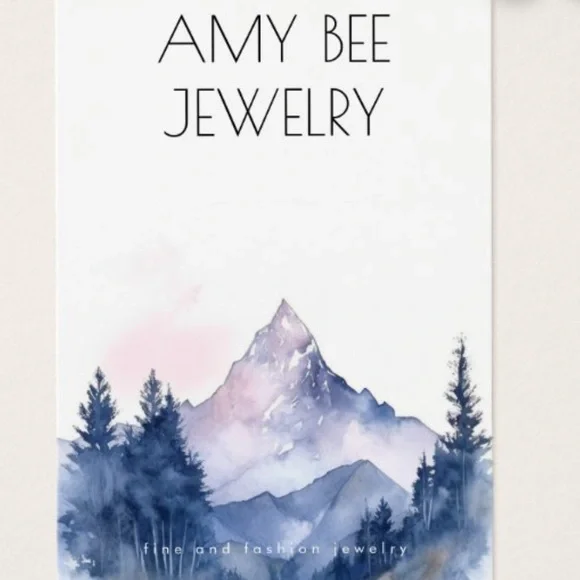 Aquamarine CZ 18k white gold plated stud earrings. New. - Picture 13 of 15